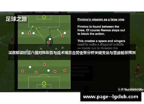 深度解读欧冠八强对阵形势与战术博弈走势全景分析关键变量与晋级前景预测